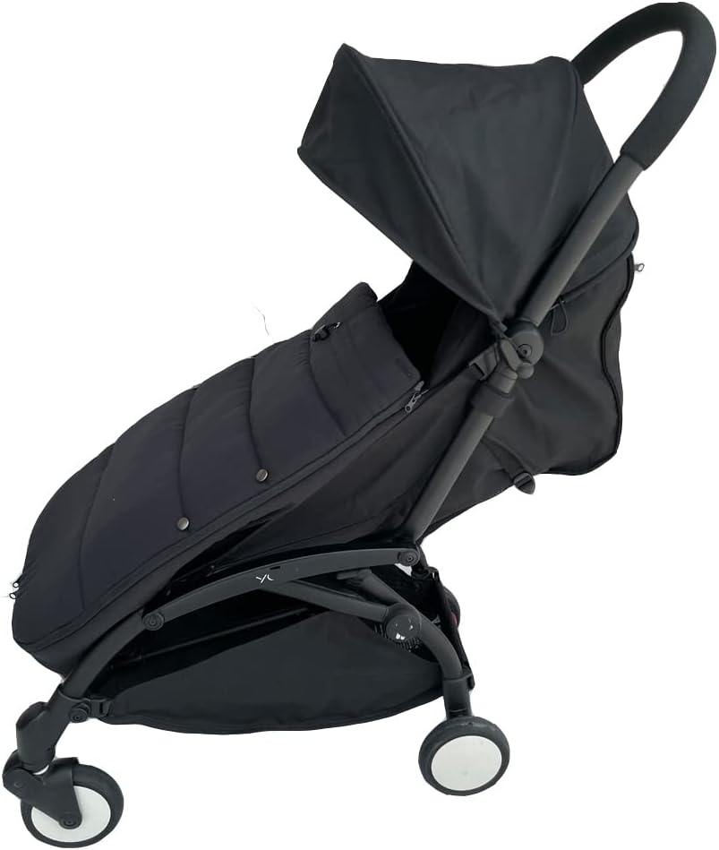 chancelière poussette universelle noire intemporelle