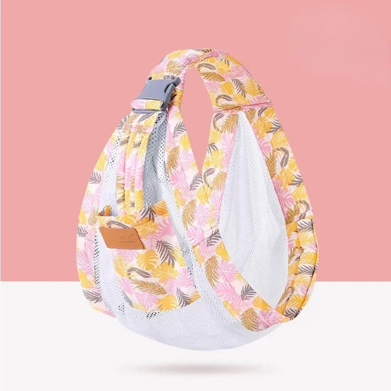 echarpe portage respirante rose nidabeille