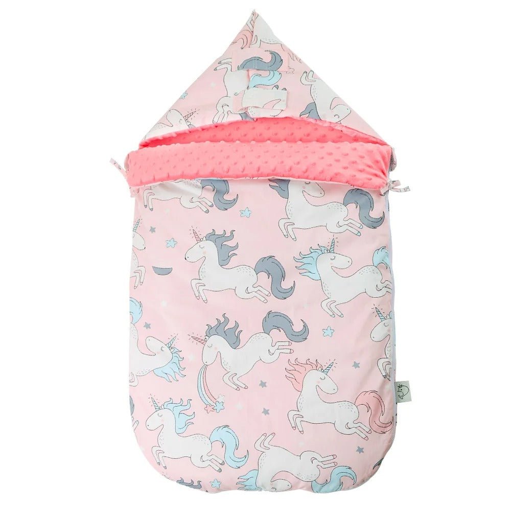 joli nid d'ange bébé ultra confortable licorne