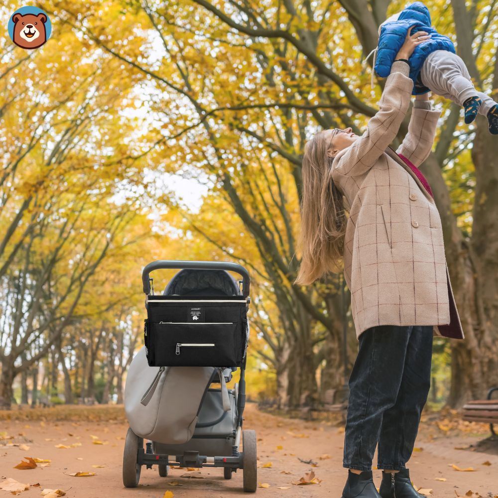 Sac à Langer - BabyTravel™ - Noir - Va - et - Viens Bébé