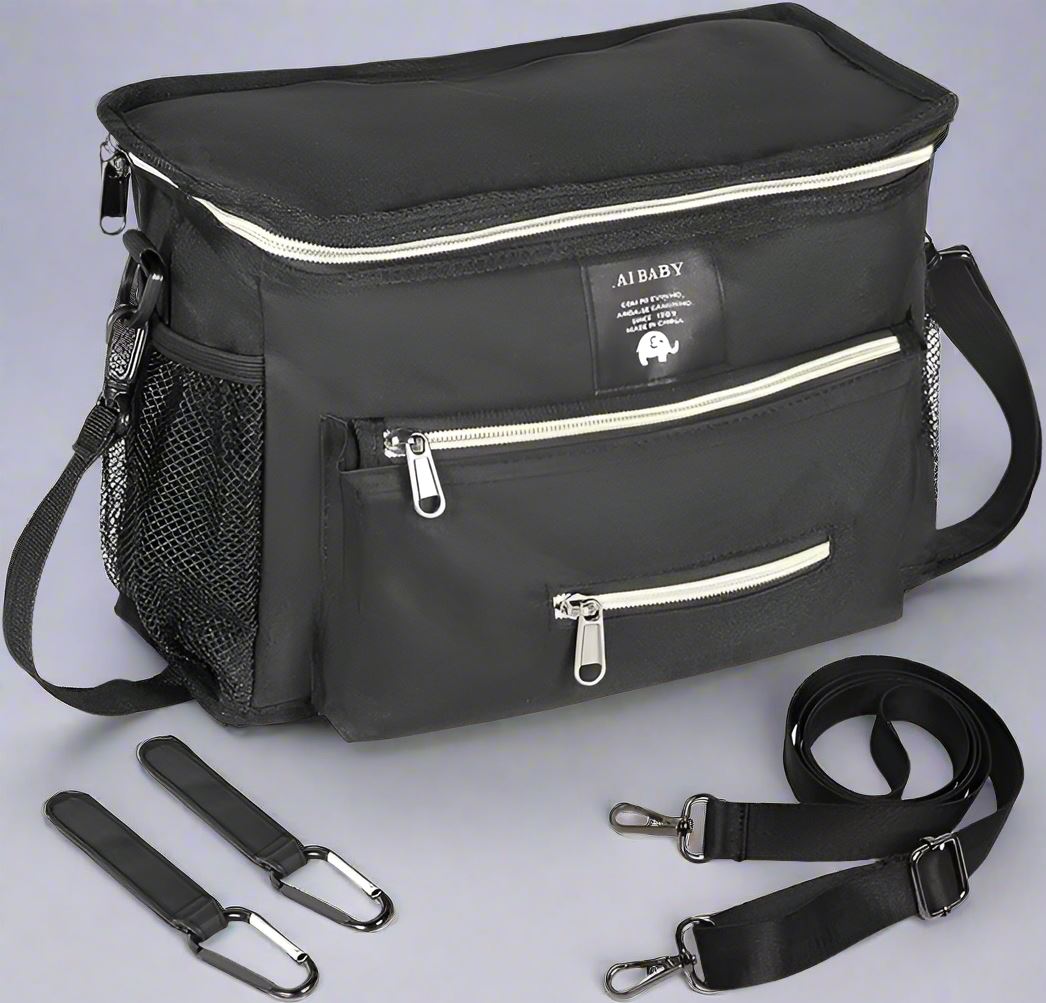 Sac à Langer - BabyTravel™ - Noir - Va - et - Viens Bébé
