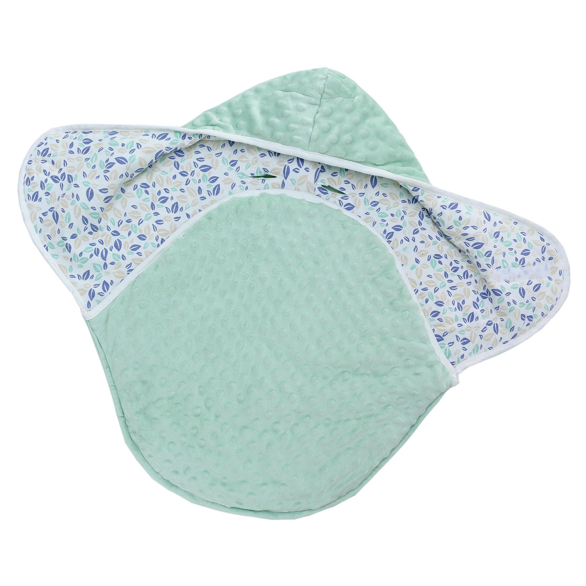 Minky nid d ange siege auto douce feuillage