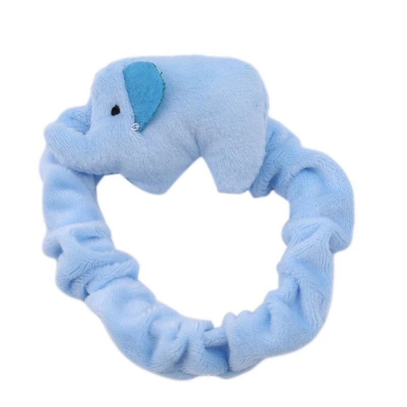 attache bleu couverture polaire bébé éléphant