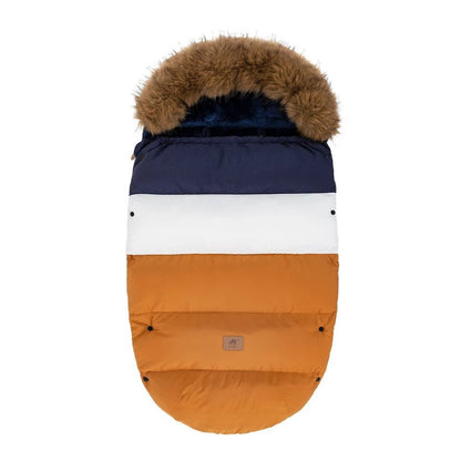 chancelière pour poussette bleu tricolore