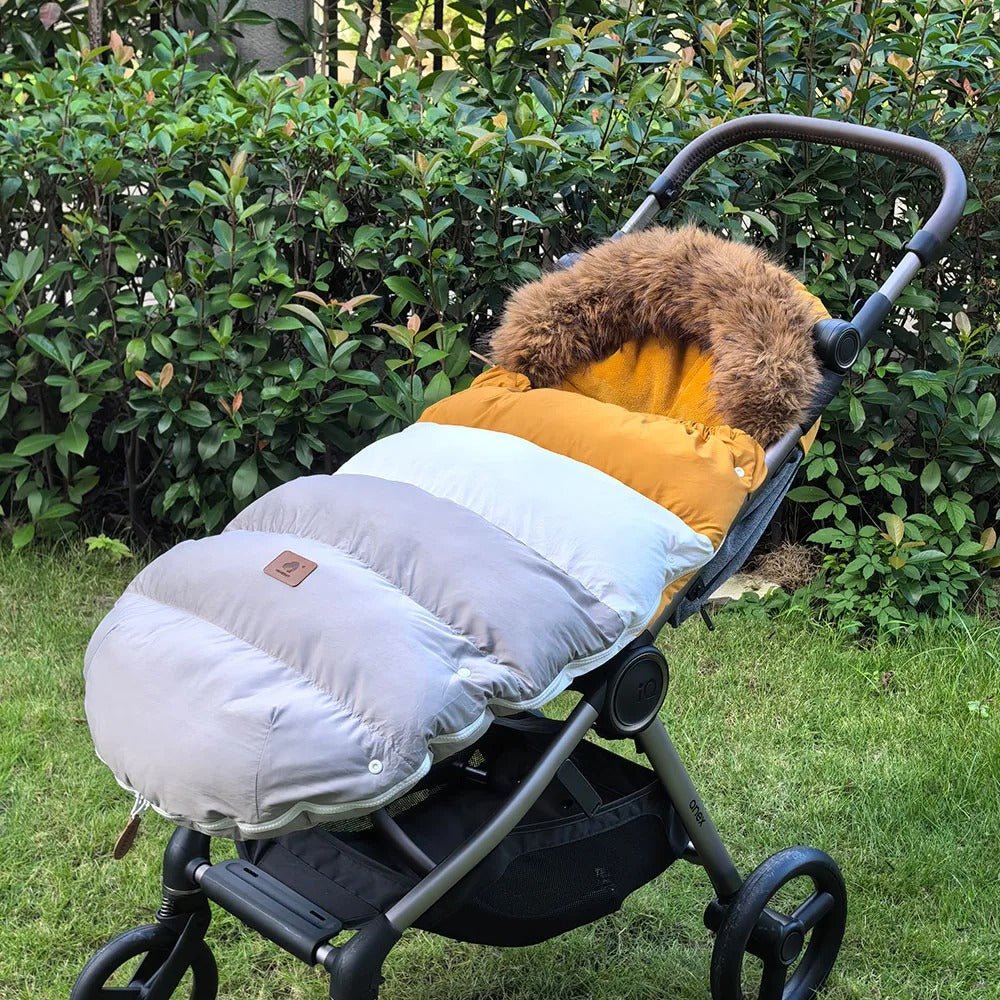 chancelière pour poussette cocon idéal pour sortie hivernaux tricolore