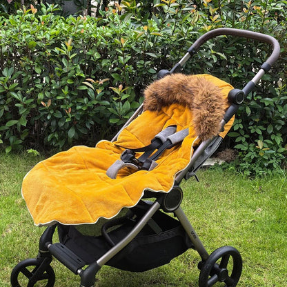 chancelière pour poussette détaché coussin confortable tricolore