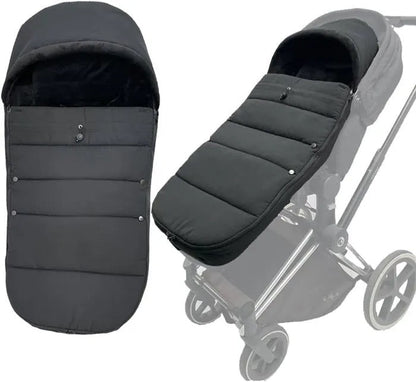 chancelière poussette confortable noire intemporelle