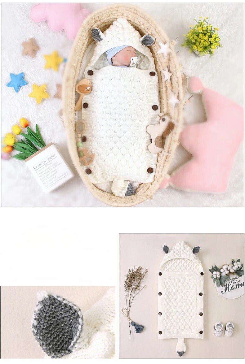 cocon douillet nid d'ange poussette blanc bebe renard