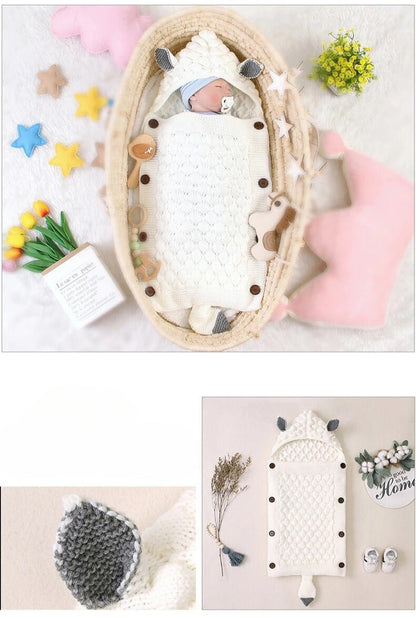 cocon douillet nid d'ange poussette blanc bebe renard