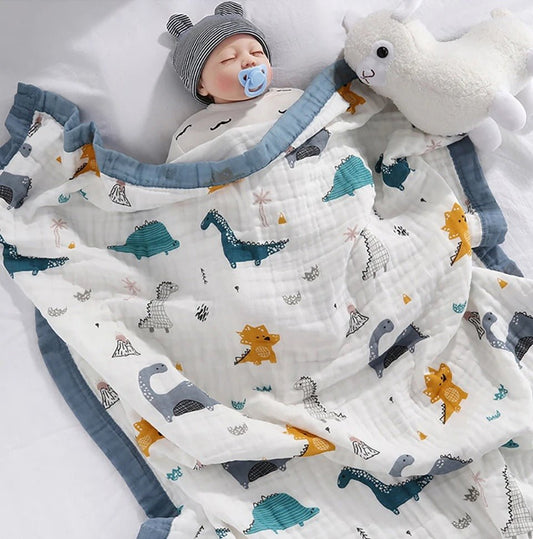 couverture bebe gaze de coton top confort calinou