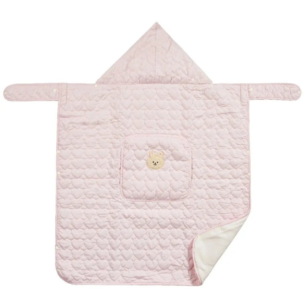 couverture de portage rose lapin cozywarm