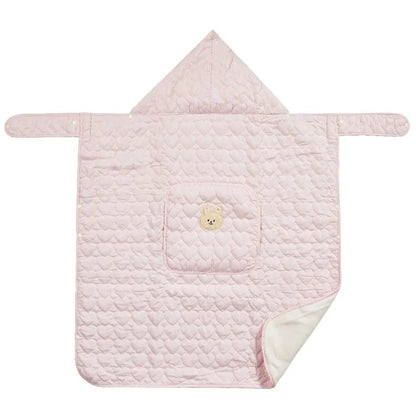 couverture de portage rose lapin cozywarm