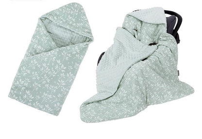 double face vert couverture cosy siege auto bebe