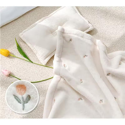 douce couverture bébé tulipe avec fleur Floraison