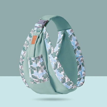 echarpe de portage menthe cocon rassurant