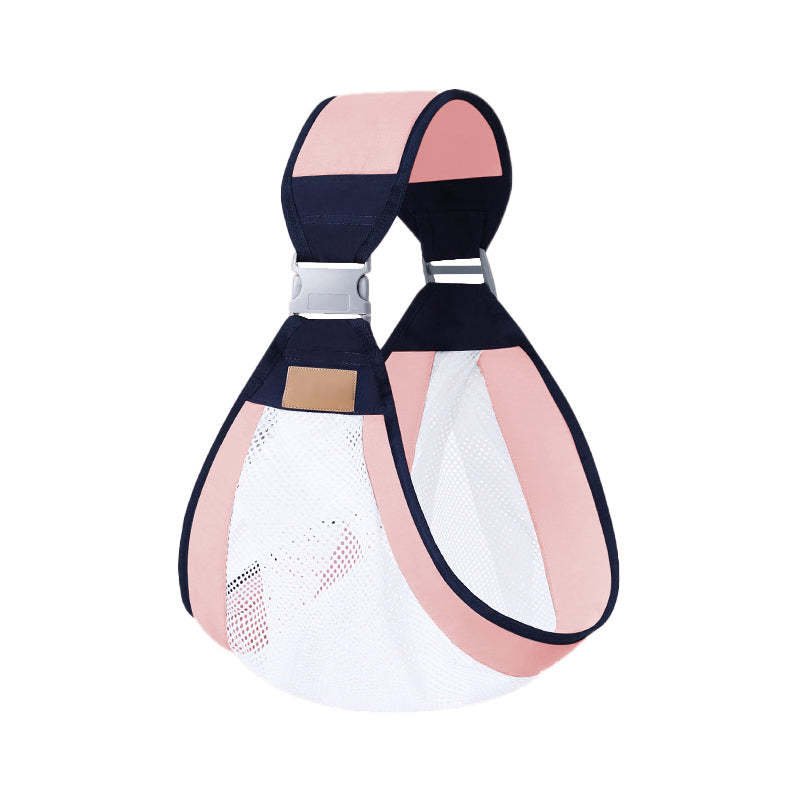 echarpe de portage rose respirante