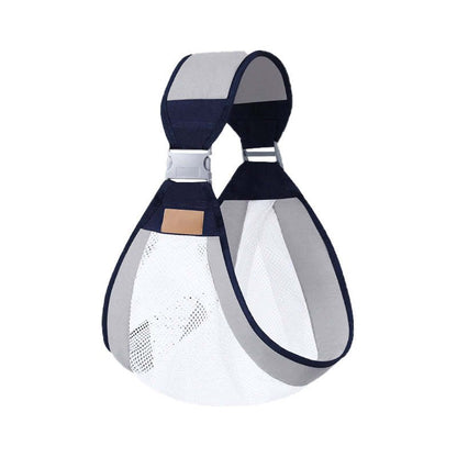 echarpe de portage gris respirante