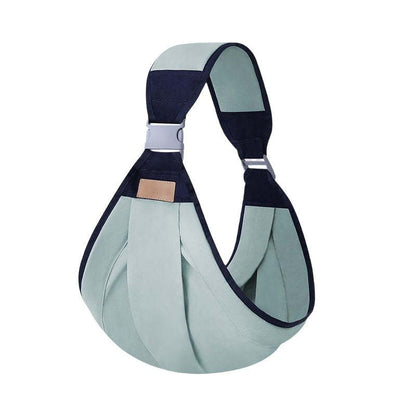 Echarpe portage vert bebecalin