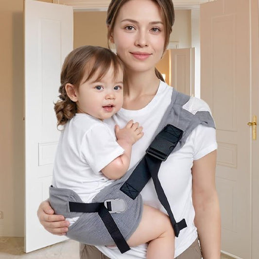 echarpe porte bebe gris confort optimal lateral