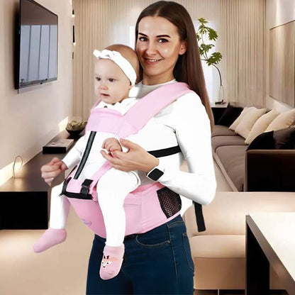 kangourou pour bebe rose respirant ergonomic