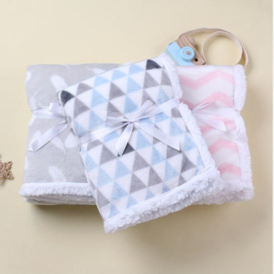 lot de couverture bebe polaire plaidissimo