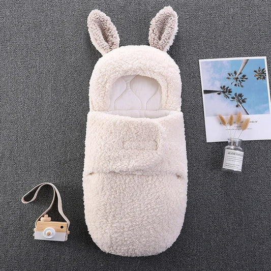 nid d ange polaire blanc pelucheux lapinou