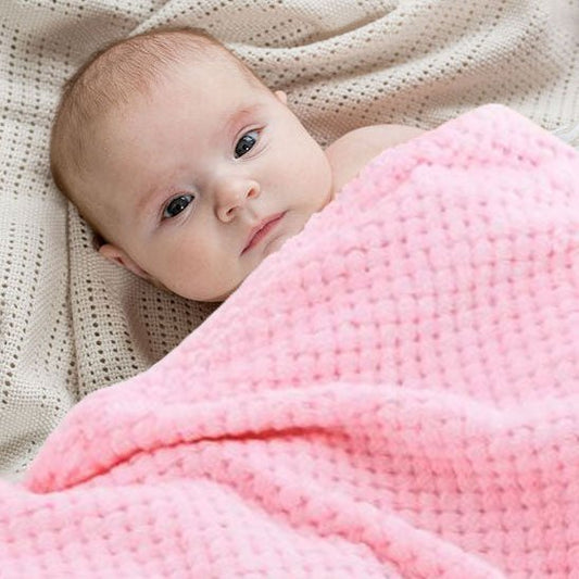 polaire couverture bebe au dessus polarius
