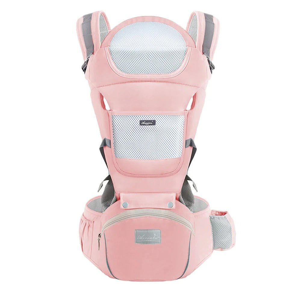 porte bebe ergonomique rose evolutif