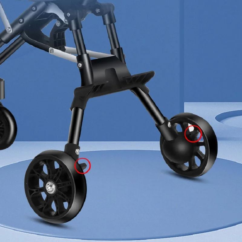 poussette travellite avec roue bloquante sécuritaire coussin