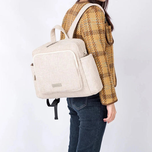 sac a dos a langer bebe version tweed elegance tweed