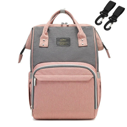 sac a dos a langer gris rose monsacamoi