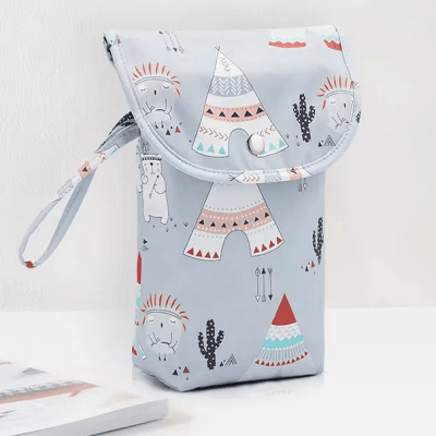 sac à langer babybags style indien gris