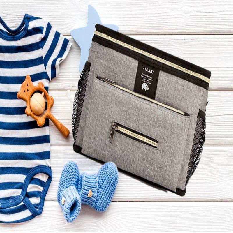 Sac à Langer - BabyTravel™ - Gris - Va - et - Viens Bébé