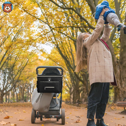 Sac à Langer - BabyTravel™ - Noir - Va - et - Viens Bébé