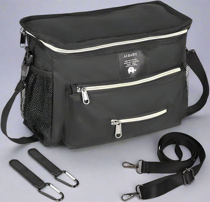 Sac à Langer - BabyTravel™ - Noir - Va - et - Viens Bébé