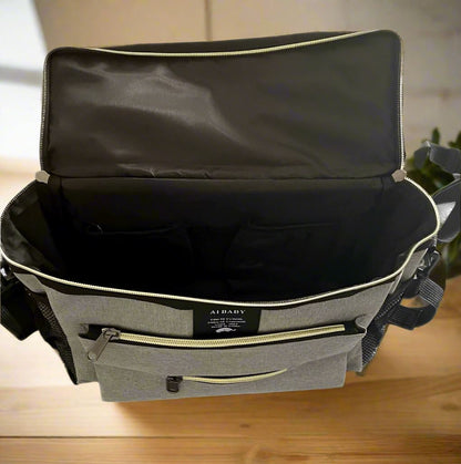 sac à langer grande capacité babytravel gris