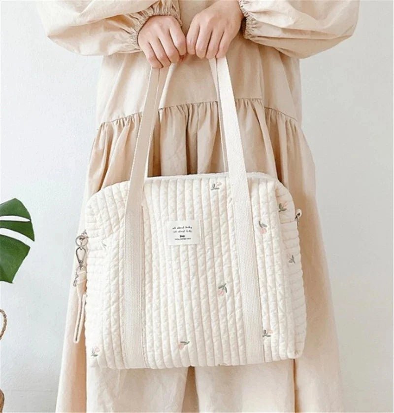 Sac à Langer - MamHandbags™ - Tulipes - Va - et - Viens Bébé