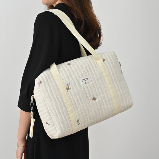 sac à langer matelassé pour maman moderne olives