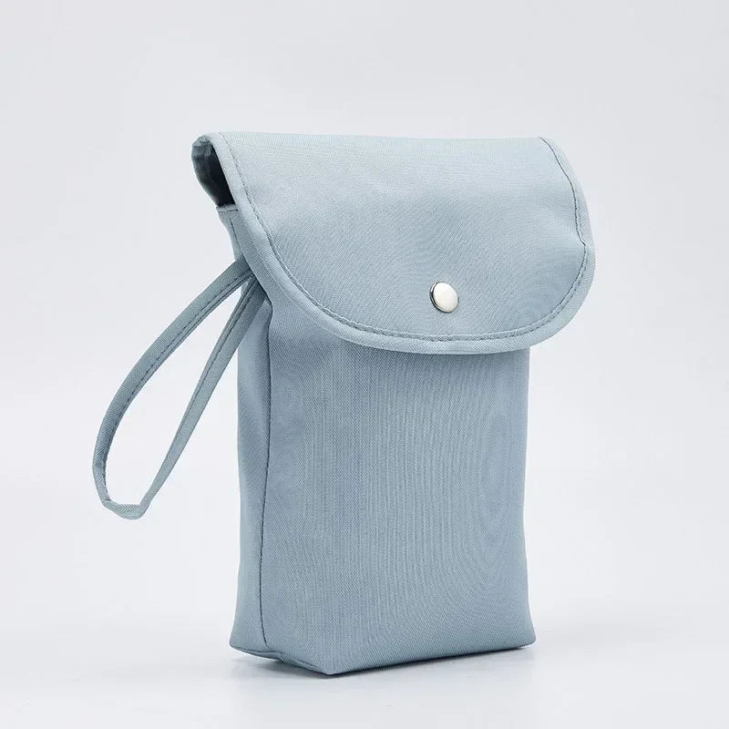 sac à langer pratique pour ranger les couches babybags bleu
