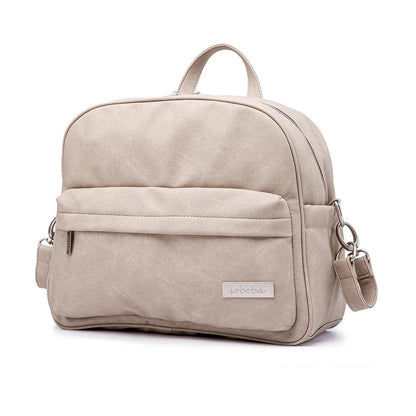 sac à langer sac à dos beige moderne spacieux