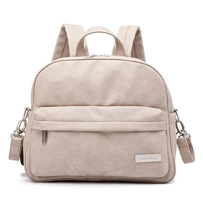 sac à langer sac à dos beige moderne spacieux