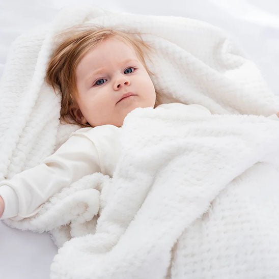 yeux regard dans polaire couverture bebe polarius